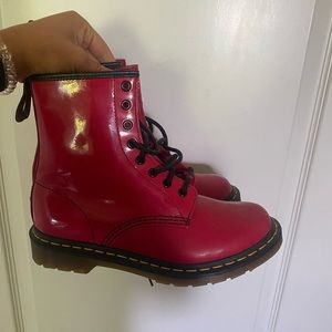 Red Doc Martens (Size 8)